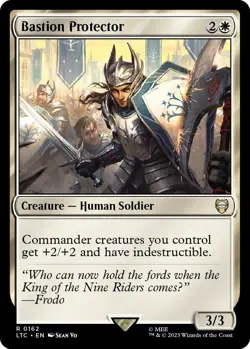 MTG The Lord of the Rings Commander - Bastion Protector - Image 1