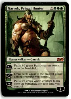 MTG Garruk, Primal Hunter - Core Set 2013 Heavily Played English - Image 1