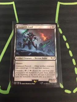 MTG Magic The Gathering Skorpekh Lord 40K Rare Black Necron Warhammer - Image 1