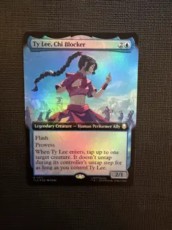 Mtg Ty Lee, Chi Blocker Foil Extended Art Avatar: The Last Airbender NM - Image 1