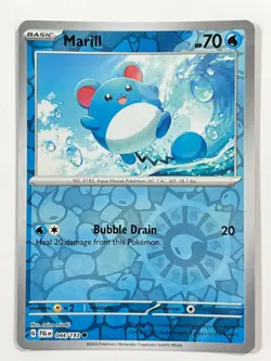 Marill 044/193 Reverse Holo Common Paldea Evolved Pokemon Near Mint NM - Image 1