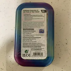 Pokemon TCG Scarlet & Violet Prismatic Evolutions Mini Tin Sealed [Leafeon] New - Image 2