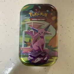 Prismatic Evolutions Mini Tin - Espeon Art - Sealed Brand New - Pokemon TCG - Image 1