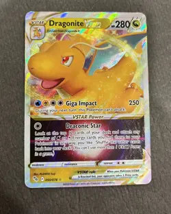 DRAGONITE VSTAR 050/078 POKEMON GO POKEMON (ULTRA RARE, NM) - Image 1