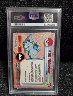 PSA 10 2000 Topps Chrome Pokemon TV Nidorina #30 GEM MINT - Image 2