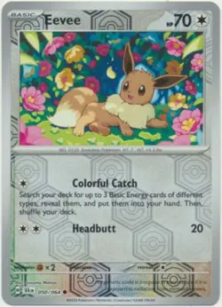x4 Eevee - 050/064 - Common - Reverse Holo Pokemon Shrouded Fable M/NM - Image 1