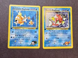 Pokemon Gym Challenge 1st Edition Giovanni's Magikarp Misty's Magikarp 73,88/132 - Image 1