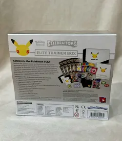 Pokemon Celebrations 25th Anniversary Elite Trainer Box ETB Sealed Minor Tear 820650809439 - Image 2