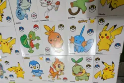 Mcdonalds 2021 Pokemon Set of 32 Large Stickers Toy 3 Happy Meal Promotion - Image 3