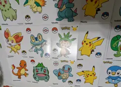 Mcdonalds 2021 Pokemon Set of 32 Large Stickers Toy 3 Happy Meal Promotion - Image 4