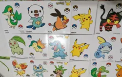 Mcdonalds 2021 Pokemon Set of 32 Large Stickers Toy 3 Happy Meal Promotion - Image 5