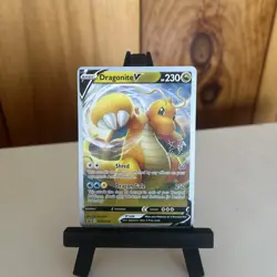 Dragonite V SWSH154 Pokemon 2023 World Championships Black Star Promo - Image 1