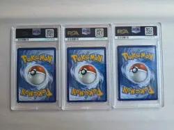 2023 POKEMON MEW EN BLASTOISE EX #200 SIR WARTORTLE #171 & SQUIRTLE #170 PSA 9 8 - Image 2