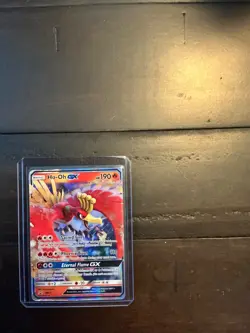 Pokemon TCG HO-OH GX Sun & Moon Sm57 Black Star Promo - Image 1