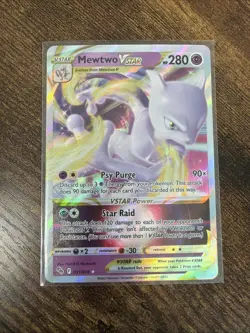 Mewtwo VSTAR 31/78 Pokemon GO Holo Rare VSTAR NM - Image 1