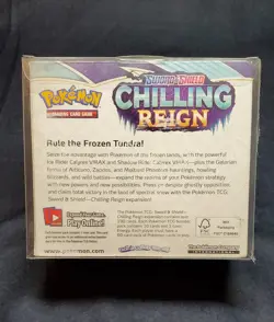 Pokemon TCG Sword & Shield - Chilling Reign Booster Box *SEALED + PLASTIC CASE* - Image 2