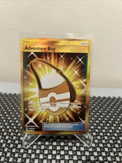 Pokemon Adventure Bag Secret Gold Lost Thunder 228/214 NM - Image 1