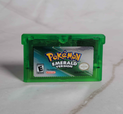 Pokemon Emerald Version GBA Game Boy Advance Cartridge 2005 Tested USA Fast Ship - Image 1