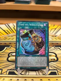 Yugioh Topf Des Wohlstands RA01-DE066 Super Rare - Image 1