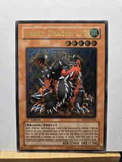 Yu-Gi-Oh! TCG Armed Dragon LV5 Ultimate Rare SOD-EN014 LP/MP Condition - Image 1
