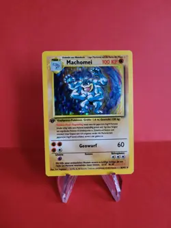 Pokemon Karte/card - Machomei Machamp 8/102 - Base Set 1. Edition - Near Mint - Image 1