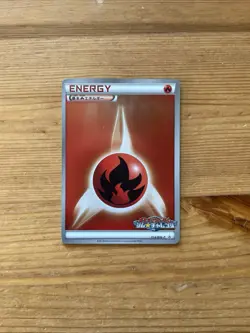 Pokemon Holo Fire Energy 014/BW-P Gym Challenge Promo 2011 Card - Image 1