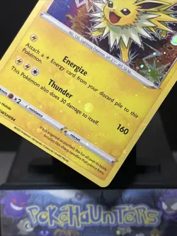Pokemon Card Jolteon SWSH094 Black Star Promo Sword & Shield HOLO BLEED ERROR NM - Image 2