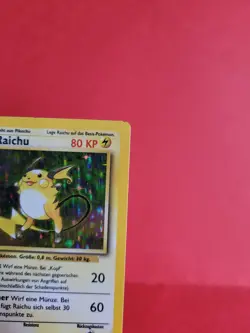 Pokemon Karte/card - Raichu 14/102 - Base Set - Holo 1. Edition - Excellent+ - Image 3