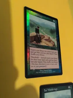 Far Wanderings x2 Sorcery MTG Card. Old Vintage shooting star Foil. Torment. - Image 3