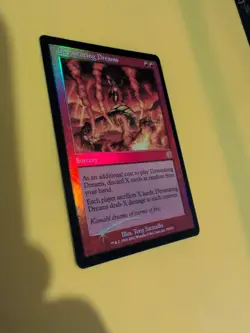 Devastating Dreams. Sorcery rare MTG Card Old Vintage shooting star Foil Torment - Image 3