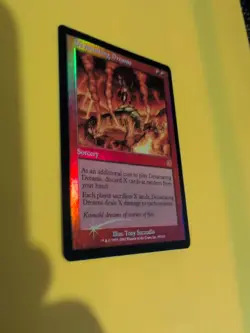 Devastating Dreams. Sorcery rare MTG Card Old Vintage shooting star Foil Torment - Image 4