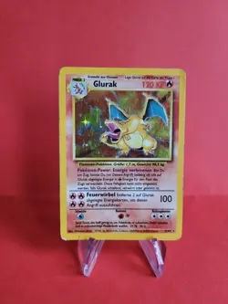 Pokemon Karte/card - Charizard Glurak 4/102 - Base Set Holo - Light Played - Image 1
