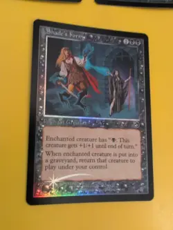 Shade's Form x3 Enchant Creature MTG 3 Card. Old Vintage Foil. Torment. - Image 2