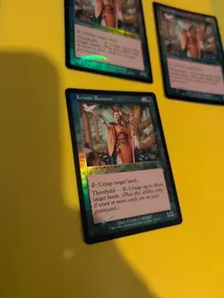 Krosan Restorer x3 Druid, MTG 3 Card. Old Vintage shooting star Foil. Torment. - Image 2