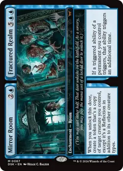 1x - Mirror Room \ Fractured Realm - Promo #67p - Duskmourn: House of Horror - Image 1
