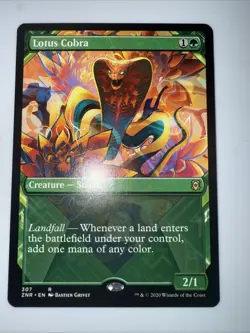 MTG Magic the Gathering Lotus Cobra (307/493) Zendikar Rising - Image 1