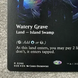 MTG Watery Grave (Borderless) - Edge of Eternities (EOE) #286 Foil NM Magic Card - Image 4