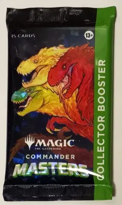 MAGIC THE GATHERING COMMANDER MASTERS COLLECTOR BOOSTER PACK - Image 1