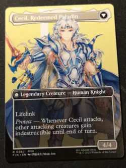 Cecil, Dark Knight - Borderless - FIN - MTG - EN - NM - 0380 - Image 2