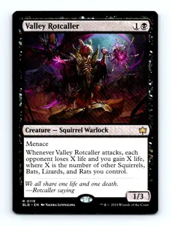 #119 2024 Bloomburrow BLB Valley Rotcaller Rare - Image 1