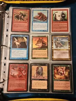 Vintage Magic The Gathering Binder Collection Card Lot MTG 1993-2003 Rares - Image 1