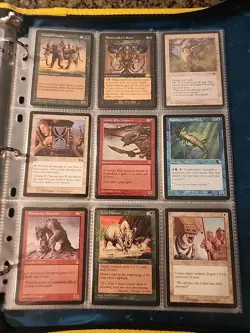 Vintage Magic The Gathering Binder Collection Card Lot MTG 1993-2003 - Image 3