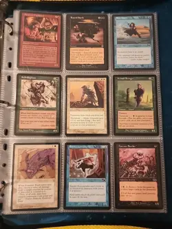 Vintage Magic The Gathering Binder Collection Card Lot MTG 1993-2003 - Image 3