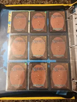 Vintage Magic The Gathering Binder Collection Card Lot MTG 1993-2003 - Image 2