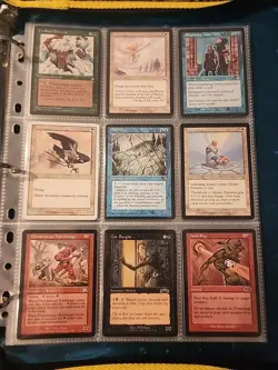 Vintage Magic The Gathering Binder Collection Card Lot MTG 1993-2003 - Image 3