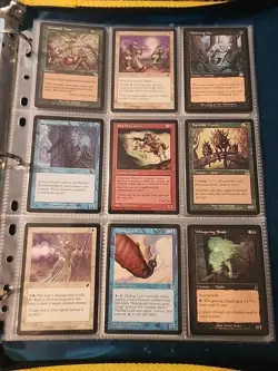 Vintage Magic The Gathering Binder Collection Card Lot MTG 1993-2003 - Image 4