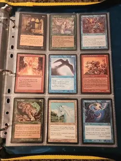 Vintage Magic The Gathering Binder Collection Card Lot MTG 1993-2003 - Image 3