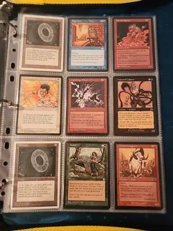 Vintage Magic The Gathering Binder Collection Card Lot MTG 1993-2003 - Image 4