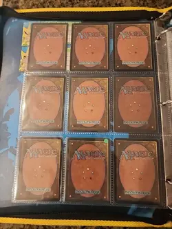 Vintage Magic The Gathering Binder Collection Card Lot MTG 1993-2003 - Image 2