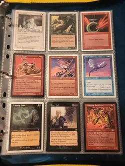 Vintage Magic The Gathering Binder Collection Card Lot MTG 1993-2003 - Image 5